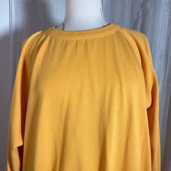 Learner | Men’s | Sweatshirt | Vintage Classic Marigold Oversized Pullover Sweat - Picture 2 of 5